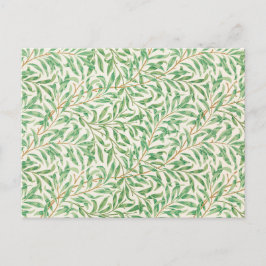 William Morris. Willow Bough. Vintage greenery Vykort
