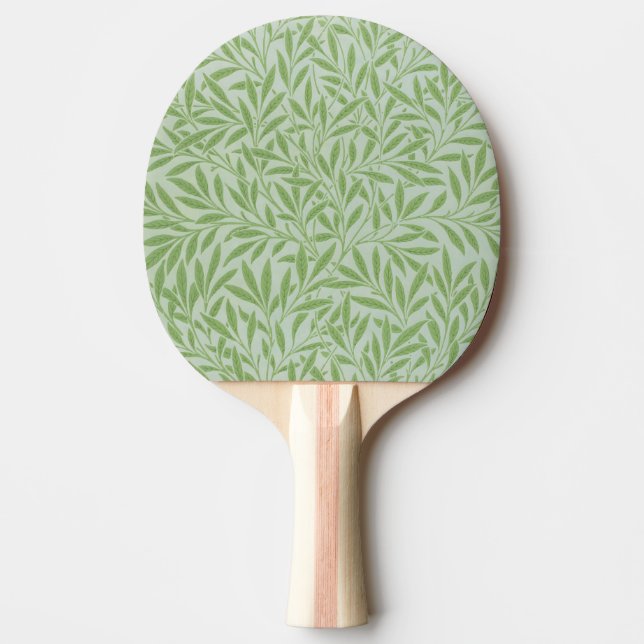 William Morris Willow Flower Classic Grön Pingisracket (Framsidan)