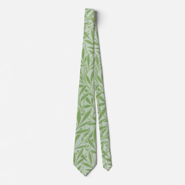 William Morris Willow Flower Classic Grön Slips (Framsida)