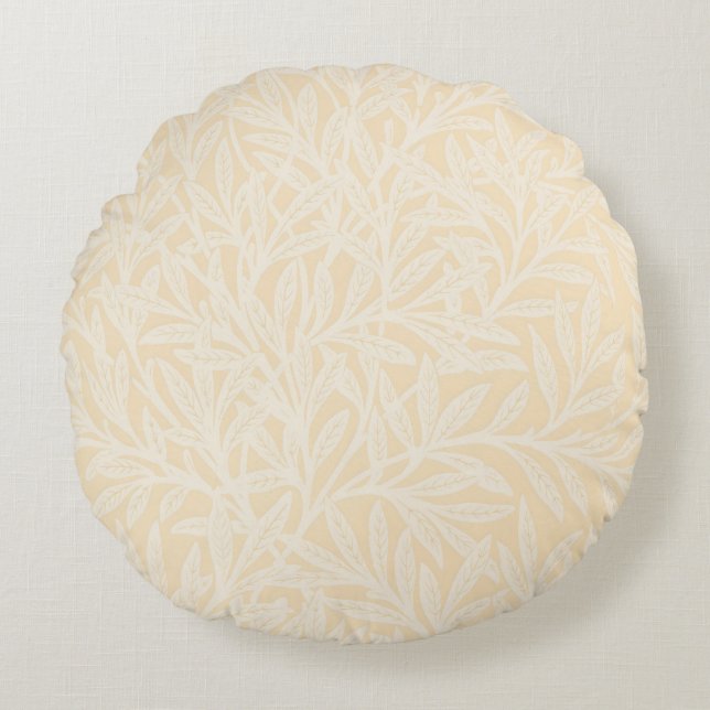 William Morris Willow Flower Classic Rund Kudde (Framsidan)