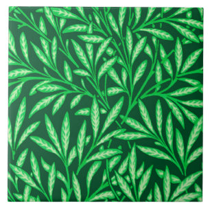 William Morris Willow Mönster, Emerald Grönt Kakelplatta
