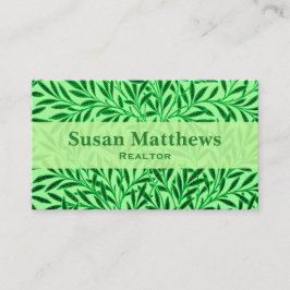 William Morris Willow Mönster, Light Jade Grönt Visitkort