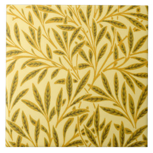 William Morris Willow Mönster, Mustard Gult Kakelplatta