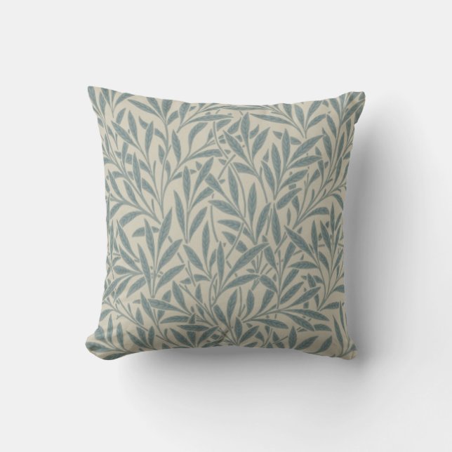 William Morris Willow Slate Kudde (Framsida)