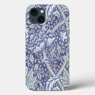 William Morris Windrush Blått Mönster Blommig