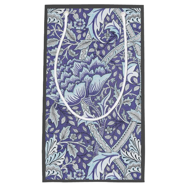 William Morris Windrush Blått Mönster Blommig (Framsidan)