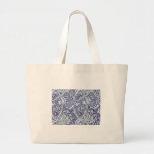 William Morris Windrush Blått Mönster Blommig Jumbo Tygkasse