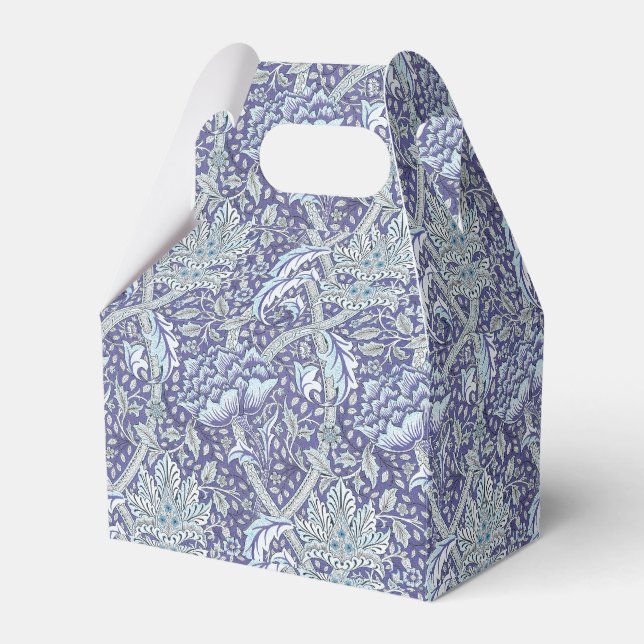 William Morris Windrush Blått Mönster Blommig Presentaskar (Framsidan Sidan)