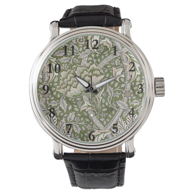 William Morris Windrush blommigt blommor Classic Armbandsur (Framsida)