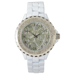 William Morris Windrush blommigt blommor Classic Armbandsur