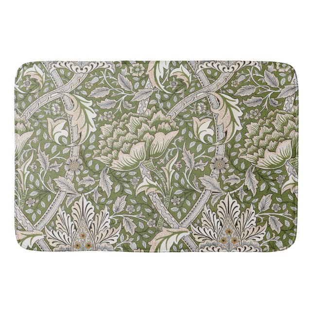 William Morris Windrush blommigt blommor Classic Badrumsmatta (Framsidan)