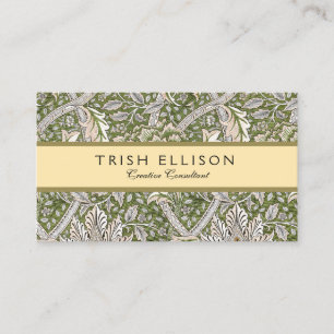 William Morris Windrush blommigt blommor Classic Visitkort