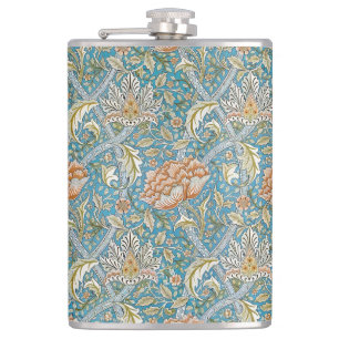 William Morris Windrush Blommönster Blå Fickplunta