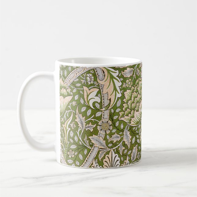 William Morris Windrush Blommönster Classic Kaffemugg (Vänster)