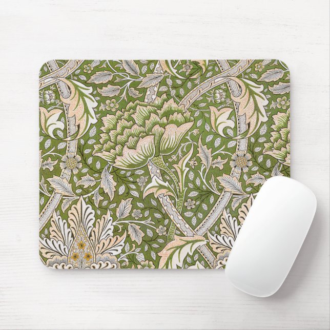 William Morris Windrush Blommönster Classic Musmatta (Med mus)