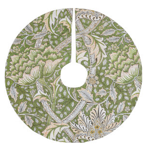 William Morris Windrush Blommönster Klassiker Julgransmatta Borstad Polyester