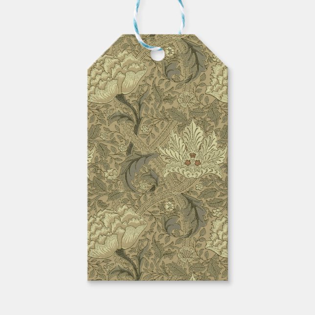 William Morris Windrush Tapet Mönster Presentetikett (Framsidan)