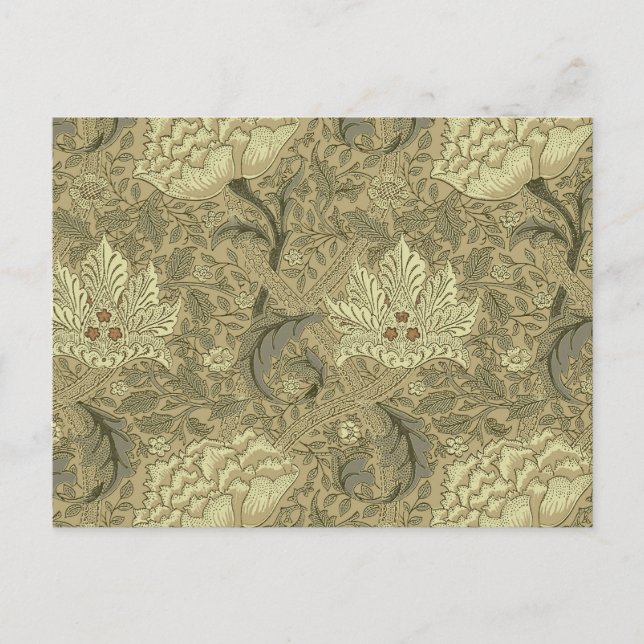 William Morris Windrush Tapet Mönster Vykort (Framsida)