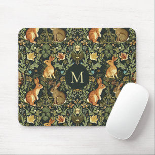 William Morris Woodland Blommigt Rabbits jul Musmatta
