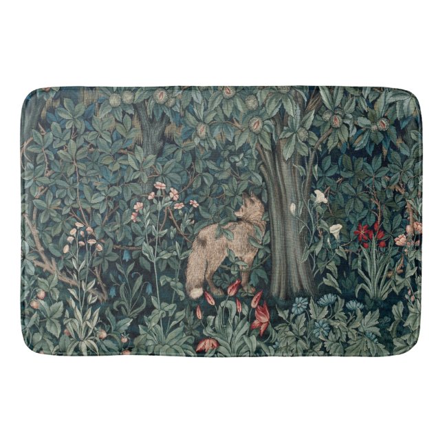 William Morris Woodland Tapestry Fox Badrumsmatta (Framsidan)