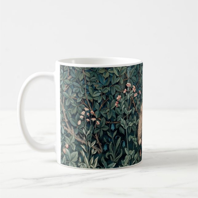 William Morris Woodland Tapestry Fox Kaffemugg (Vänster)
