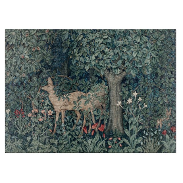 William Morris Woodland Tapestry Hjort Stag (Framsidan)