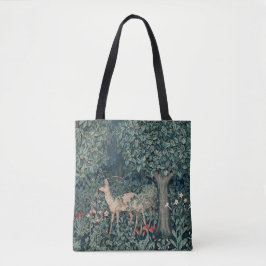 William Morris Woodland Tapestry Hjort Stag Tygkasse