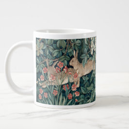 William Morris Woodland Tapestry Rabbits Jumbo Mugg