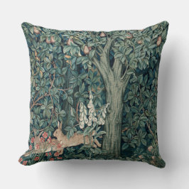 William Morris Woodland Tapestry Rabbits Kudde
