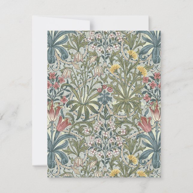 William Morris Woodland Weeds Anteckningskort (Framsida)