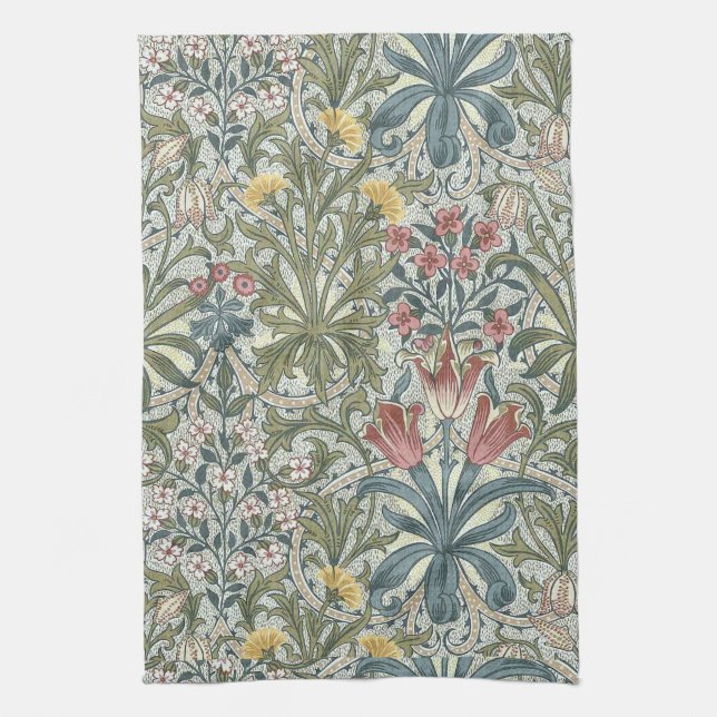 William Morris Woodland Weeds Kökshandduk (Vertikal)