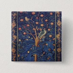 William Morris Woodpecker Tapestry Arts & Crafts Knapp