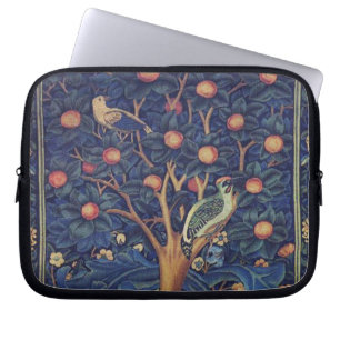 William Morris Woodpecker Tapestry Arts & Crafts Laptop Fodral