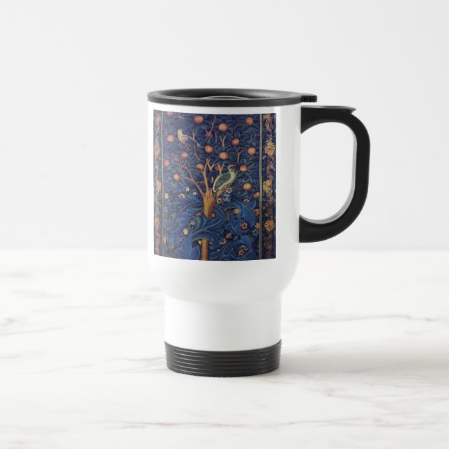 William Morris Woodpecker Tapestry Arts & Crafts Resemugg (Höger)