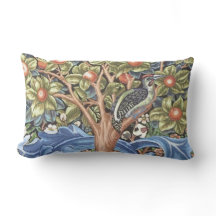 William Morris Woodpecker Tapestry Blommigt Vintag