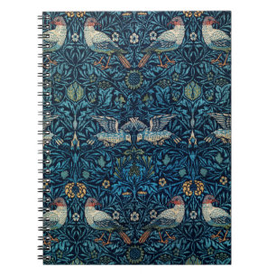 William Morris's (1834-1896) Birds berömd mönster. Anteckningsbok