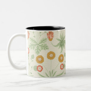 William Morris's (1834-1896) Daisy mönster. Två-Tonad Mugg