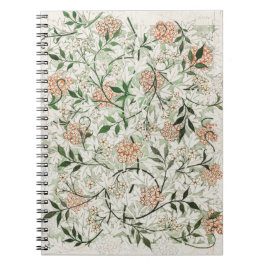 William Morris's (1834-1896) Jasmine mönster Anteckningsbok