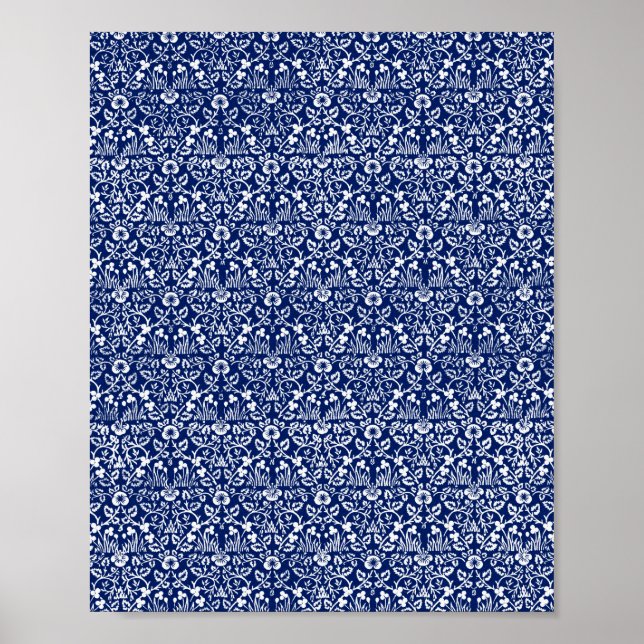 William Morris's berömd mönster eyebright Poster (Framsidan)