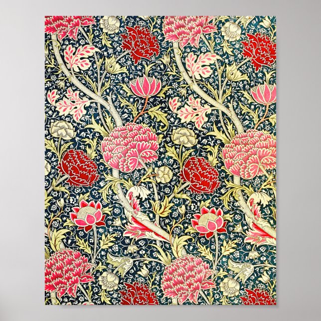 William Morris's Cray berömd mönster Poster (Framsidan)