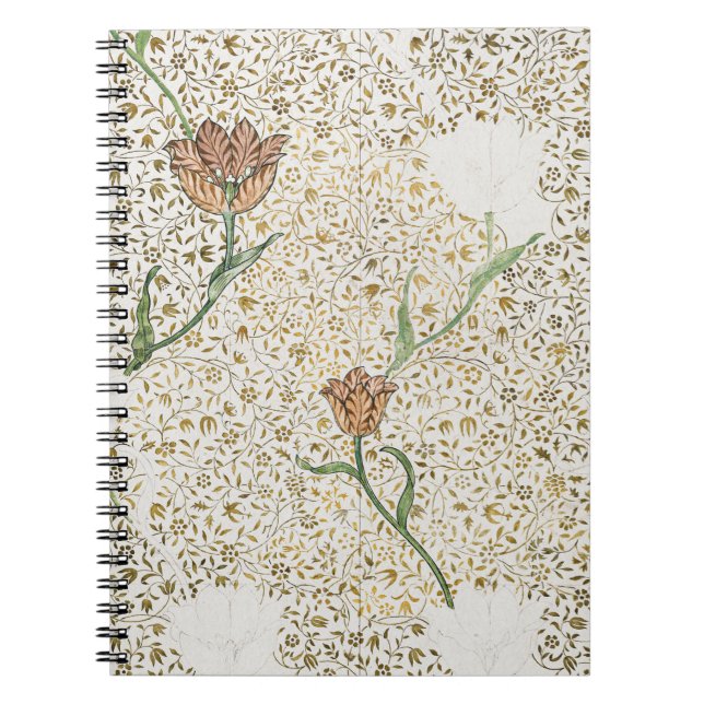 William Morris's Garden Tulip (1885) Anteckningsbok (Framsidan)