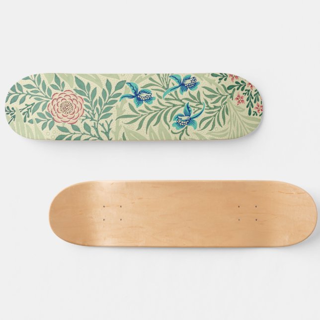 William Morris's Larkspur berömd mönster Mini Skateboard Bräda 18,5 Cm (Horz)