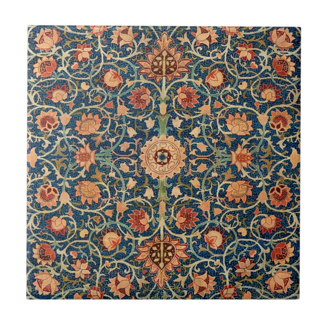 William Morris's Mönster | Holland Park Carpet Kakelplatta (Framsidan)