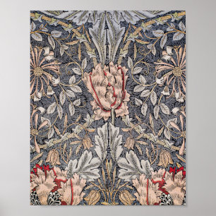 William Morris's Prated Linen Honeysuckle berömd Poster