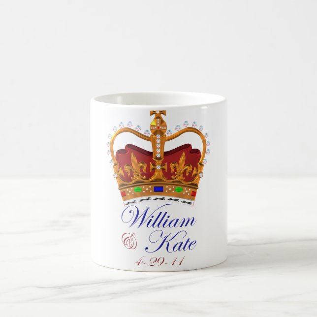 William och Kate Royal Bröllop Coffee Mugg (Center)