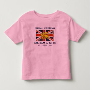 William och Kate Royal Bröllop Småbarn T-Shirt