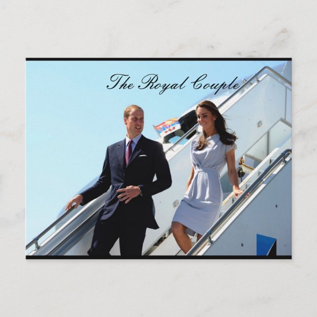William och Kate USA Vykort (Framsida)