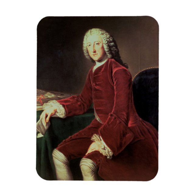 William Pitt the 'Elder', senare 1:a Earl of Chath Magnet (Vertikal)