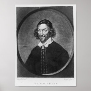 William Prynne illustration Poster