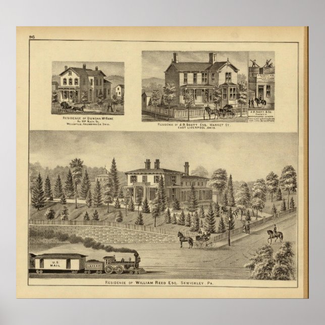 William Reeds hemvist, Sewickley Poster (Framsidan)